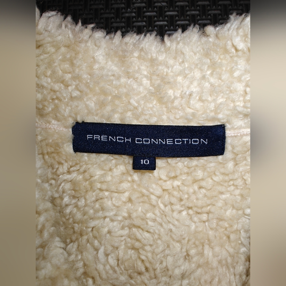 French Connection Cream Teddy Jacket - Picture 4 of 5